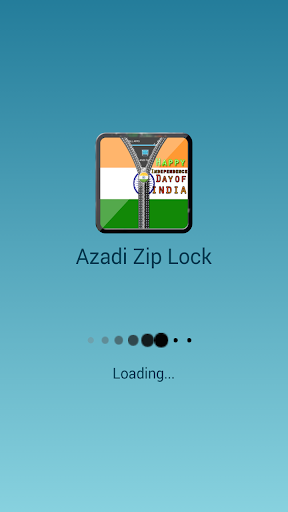 Indian Flag Zipper Lock