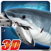 Angry Megalodon Shark 3D icon