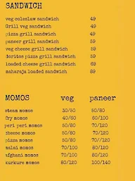 Kings Cafe menu 1