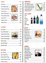 Shahid Juice Centre & Fast Food menu 1