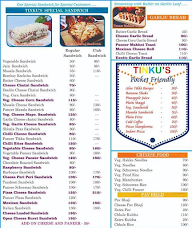 Tinku Ice Cream Parlour menu 1