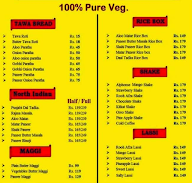 Mrs Paratha menu 1