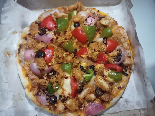 Chicken Pizza [7 Inches, 6 Pieces]