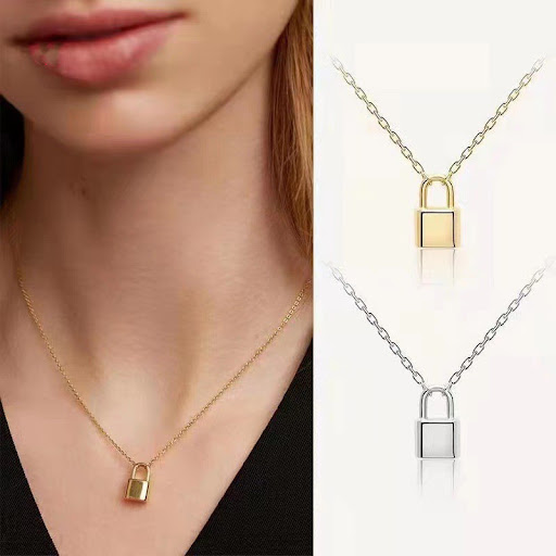 Title 2, Fashion Personality Lock Head Womens Pendant, ...