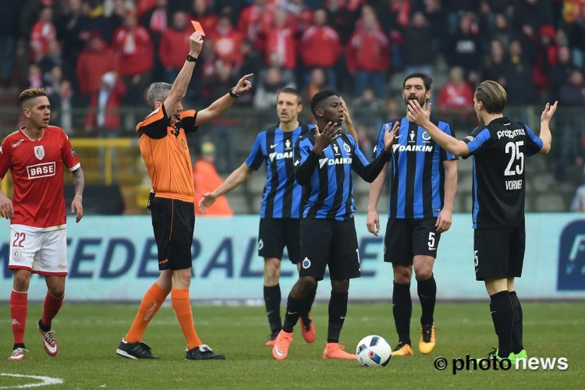 Scheidsrechter Verbist spreekt zich uit over de rode kaart van Diaby en reageert op kritiek van Club Brugge