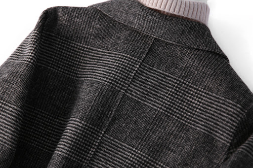 Title 26, Hand-sewn Double-sided Wool Velvet Coat Ladies ...