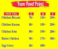 Yam Food Point menu 2