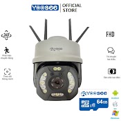 Camera Wifi Yoosee 4 Râu 17 Led Full Hd 6.0Mpx Siêu Nét Chuyên Dụng Ngoài Trời Xoay 360 Bh 5 Năm