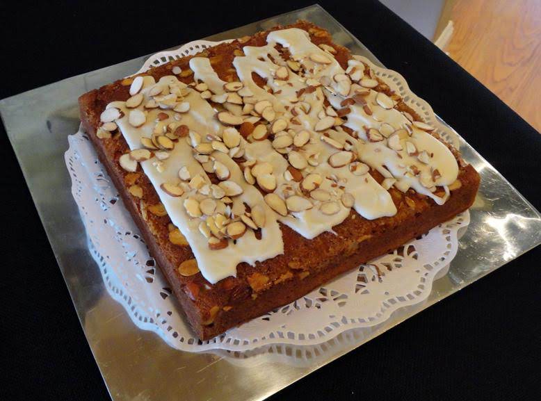 Almond Laced Banana Cake