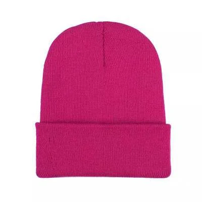 Bonnet en laine tricoté automne et hiver