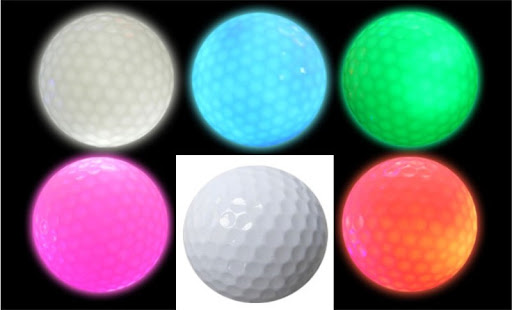 Title 5, Flashing LED Golf Ball for night golf and low-l...