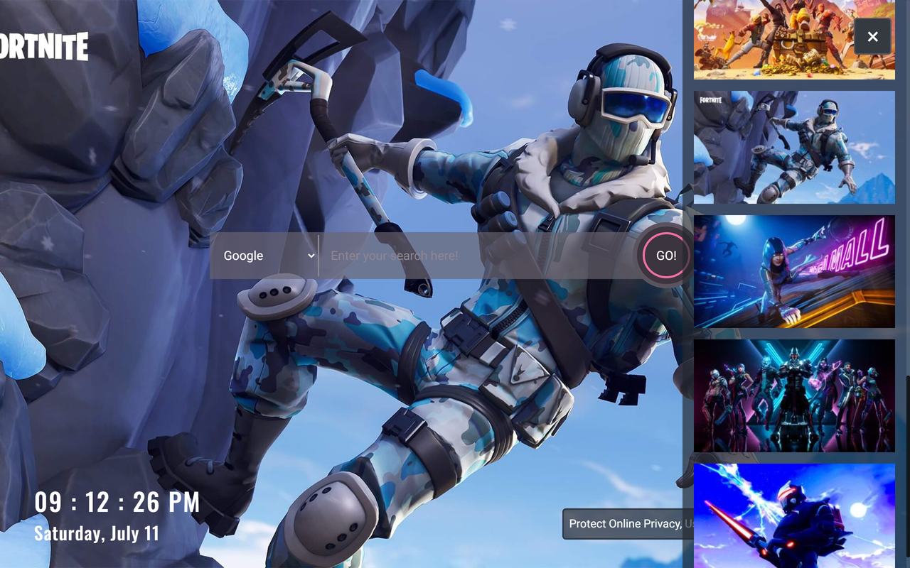 Fortnite New Tab Wallpapers Preview image 3