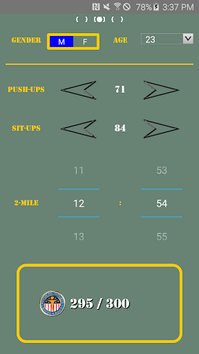 PRO APFT Calc  Fat   Log