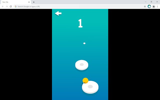 Jumping Ball Arcade Game chrome extension