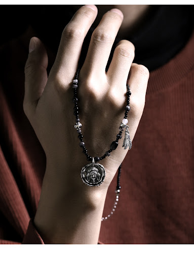 Title 8, Womens Sterling Silver 999 Chinese Style God O...