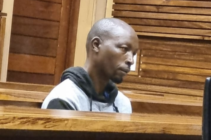 Themba Stompana Mahlangu in court.