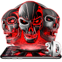 تحميل التطبيق 3D Tech Skull Launcher - Evil Halloween w التثبيت أحدث APK تنزيل