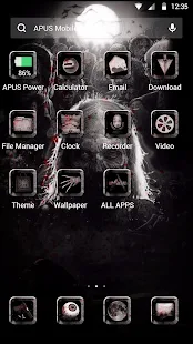 Horror Dark Death Blood-APUS Launcher Theme(圖3)-速報App