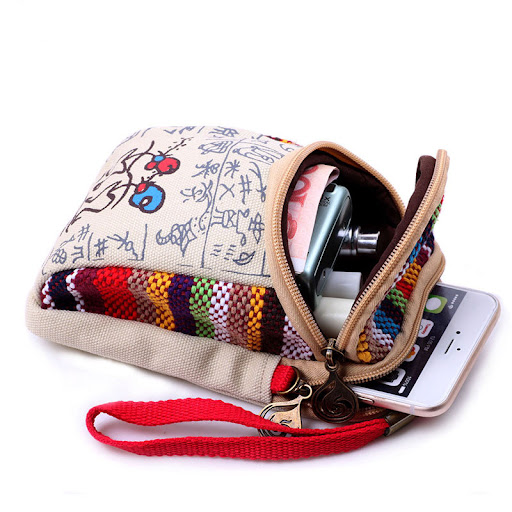 Title 6, 5.5 Inch Diagonal Mobile Phone Bag Coin Purse