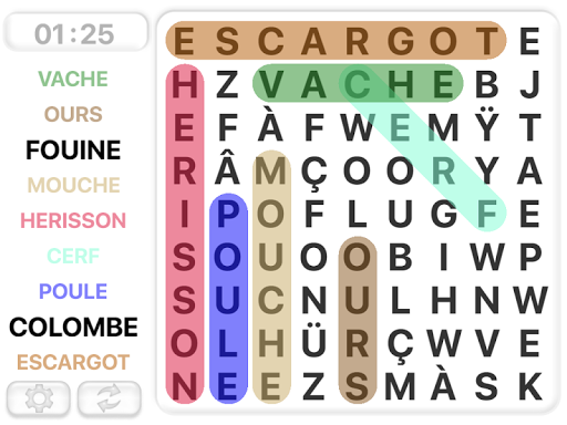 Télécharger Mots Mêlés. Français APK MOD (Astuce) screenshots 4