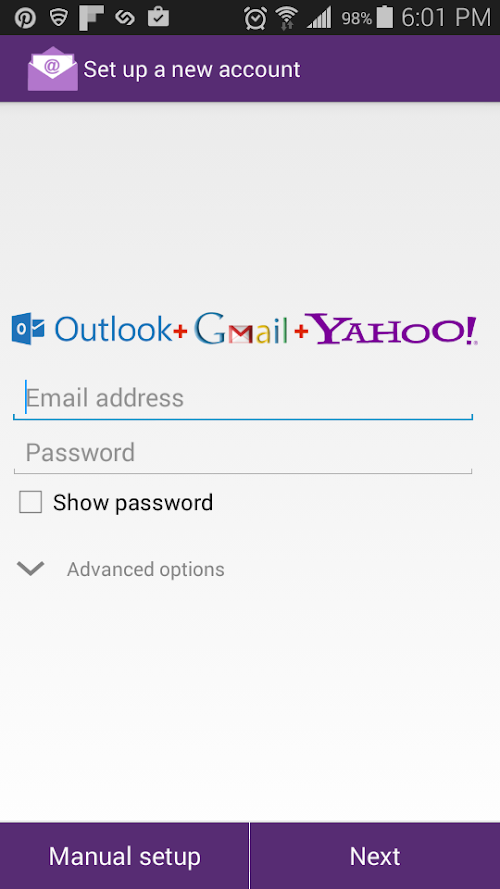 Android application Mailbox for Yahoo - Email App screenshort