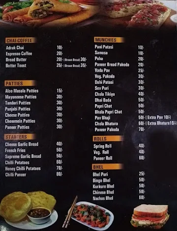 Candy Crust Bakery & Fast Food menu 