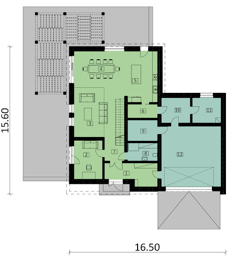 Ka93 M - Rzut parteru