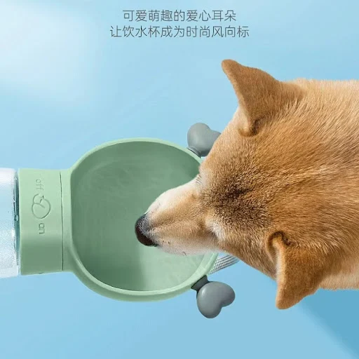 Portable Dog&Cat Water Bottle Dispenser For Small Large Dogs Foldable Outdoor Hiking Drinking Bowl French Bulldog Pet Su