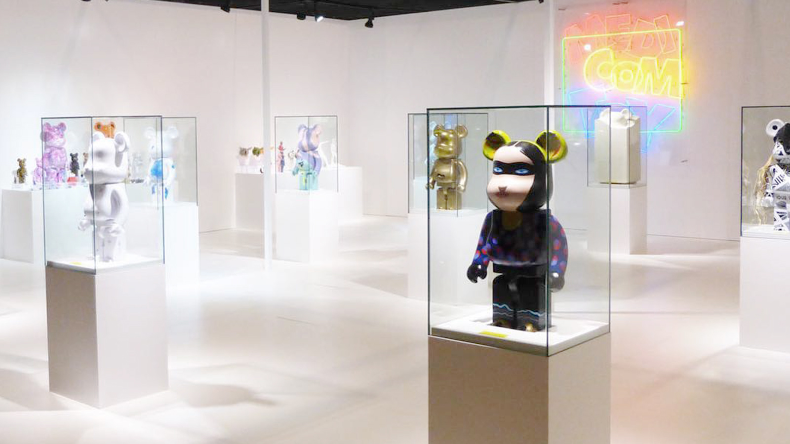 Supreme By Any Means Necessary Bearbrick at Medicom Toy Exhibit