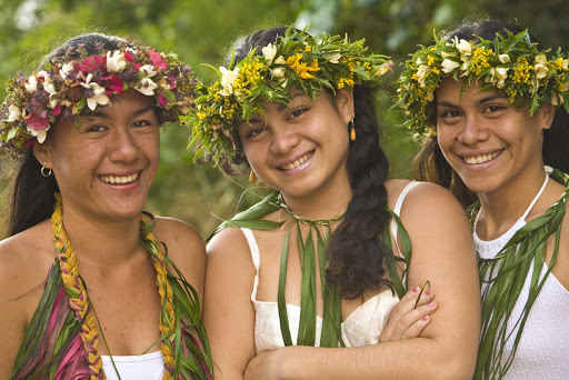 Visit with islanders in French Polynesia on Lindblad Expeditions.