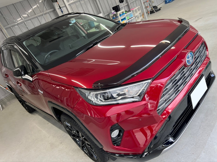 RAV4のトミカ・トミカ改造・センシュアルレッドマイカ・RAV4に関するカスタム事例の投稿画像2枚目