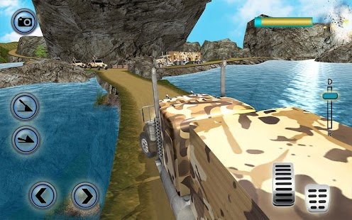 US Army Robot Transport Truck Driving Games Screenshot