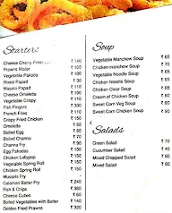 Ben And Sand menu 3