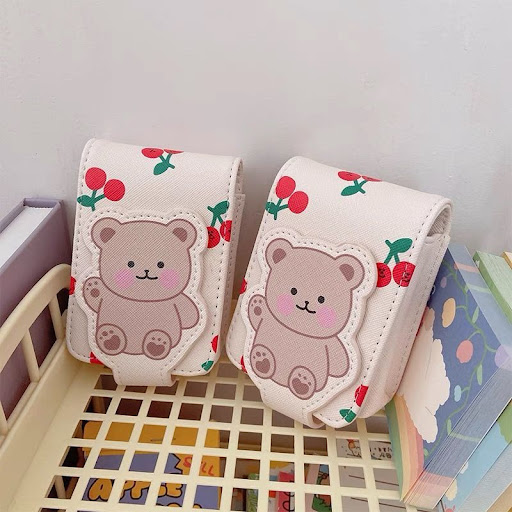 Title 2, Little Bear Lipstick Pack Mini Bag With Mirror