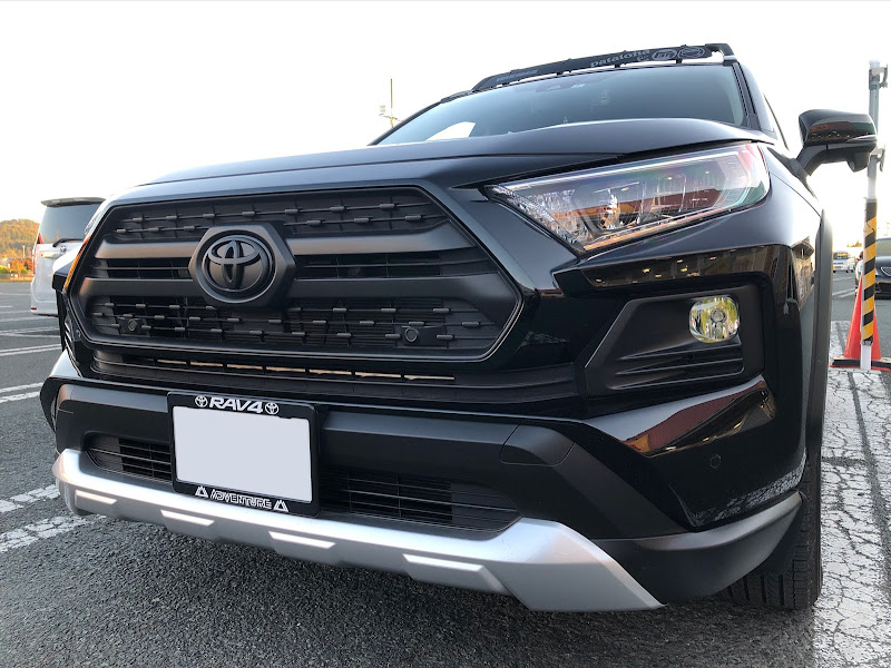 MXAA5 RAV4マットブラックエンブレムセット新品 - 車外アクセサリー