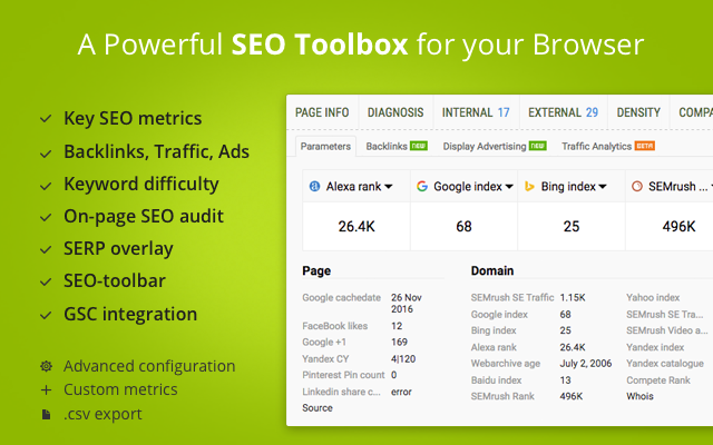 SEOquake Preview image 3