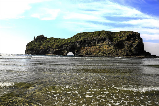 The famous Hole in the Wall near Coffee Bay.