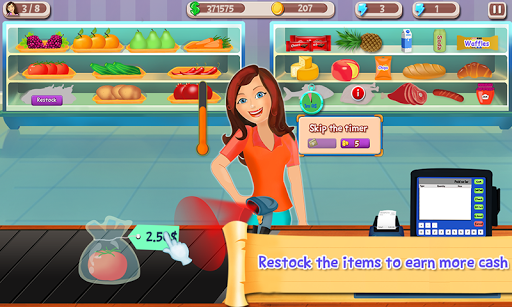 Supermarket Cash Register Sim (Mod Money)