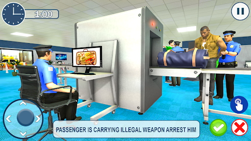 Screenshot Airport Security Time Airplane