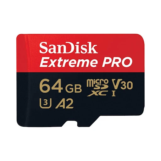 Thẻ nhớ SanDisk Extreme Pro microSDXC 64GB SDSQXCU-064G-GN6MA (Có adaptor)