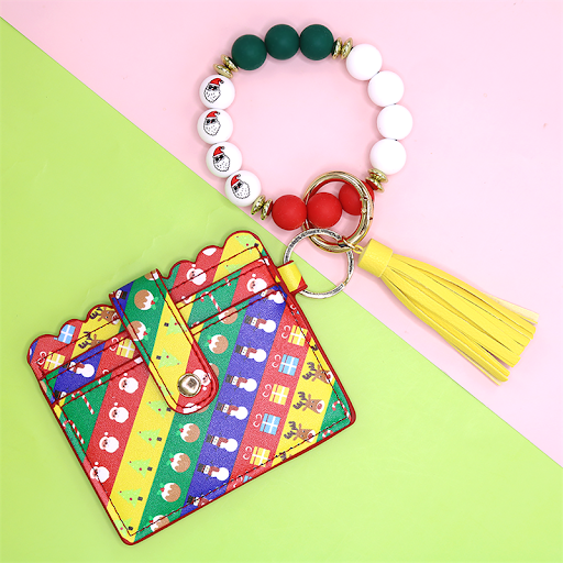 Title 3, Christmas Card Holder Silicone Wrist Bracelet K...