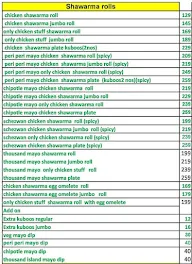 Shawarma Junction menu 4