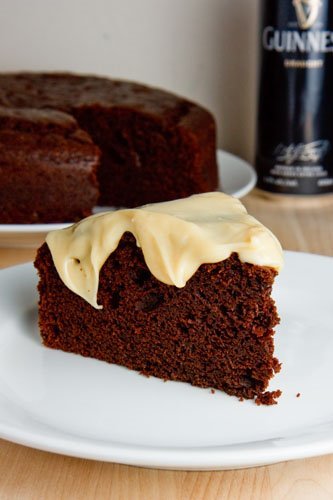 Chocolate Stout Cake with Baileys Cream Cheese Frosting