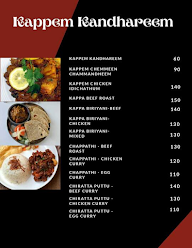 Kappem Kandhareem menu 2