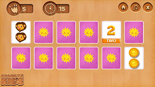 Numbers Matching Game For Kids