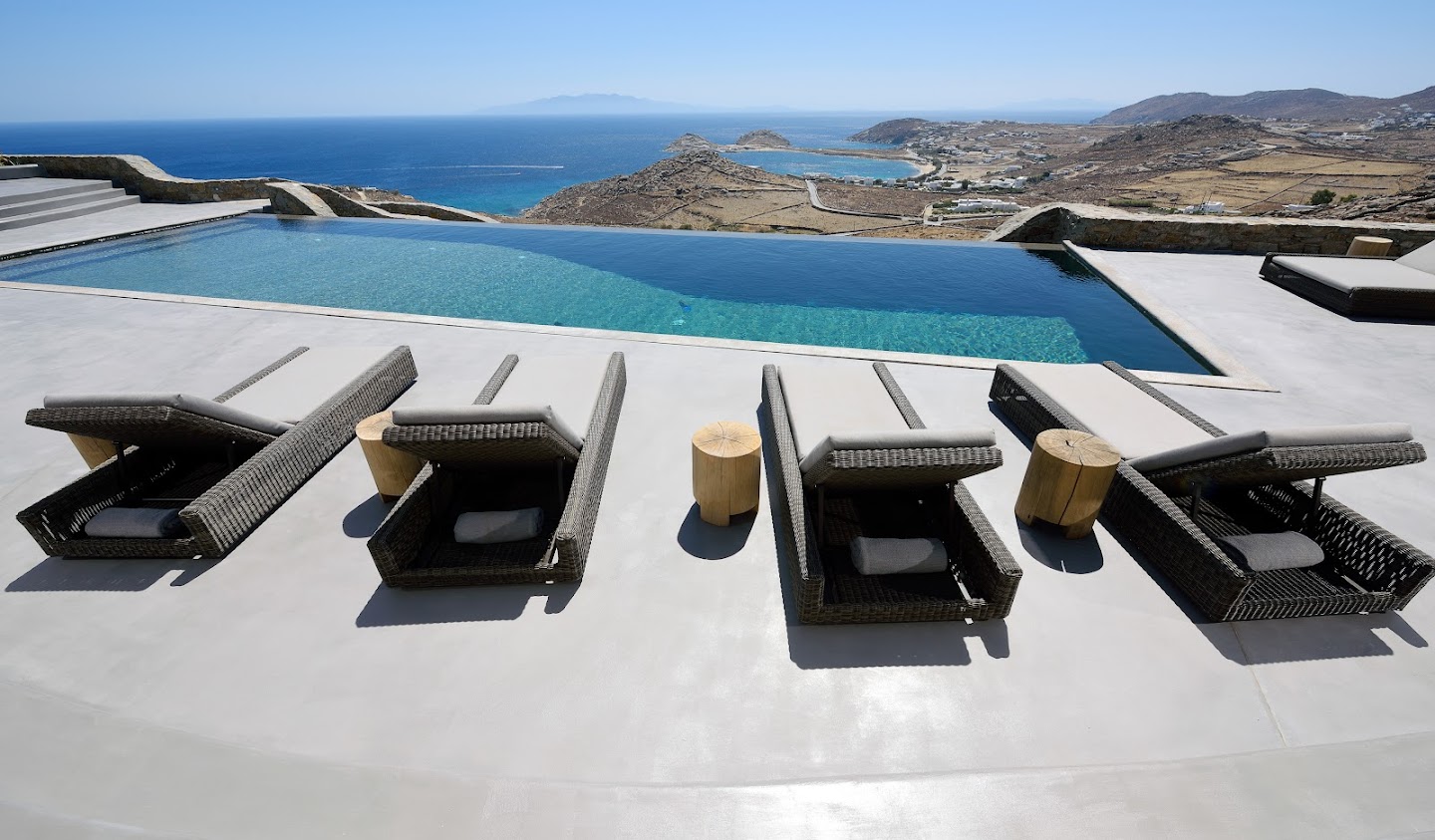 Villa avec piscine et terrasse Mikonos
