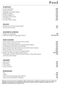 Sunrise Cafe menu 1