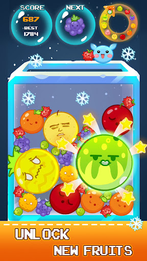 Screenshot Drop Fruit - Fruit Merge