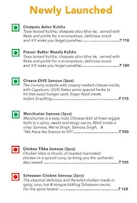 Samosa Singh menu 1