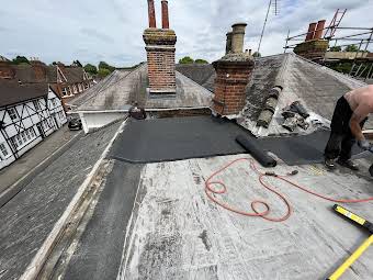 New flat roof and ridges for Po Lee Restaurant album cover